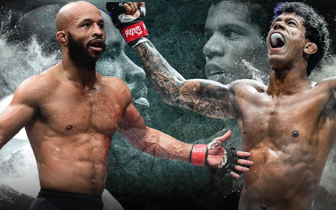 Demetrious Johnson (left) and Adriano Moraes (right) headline a stacked ONE on Prime Video 1 card.