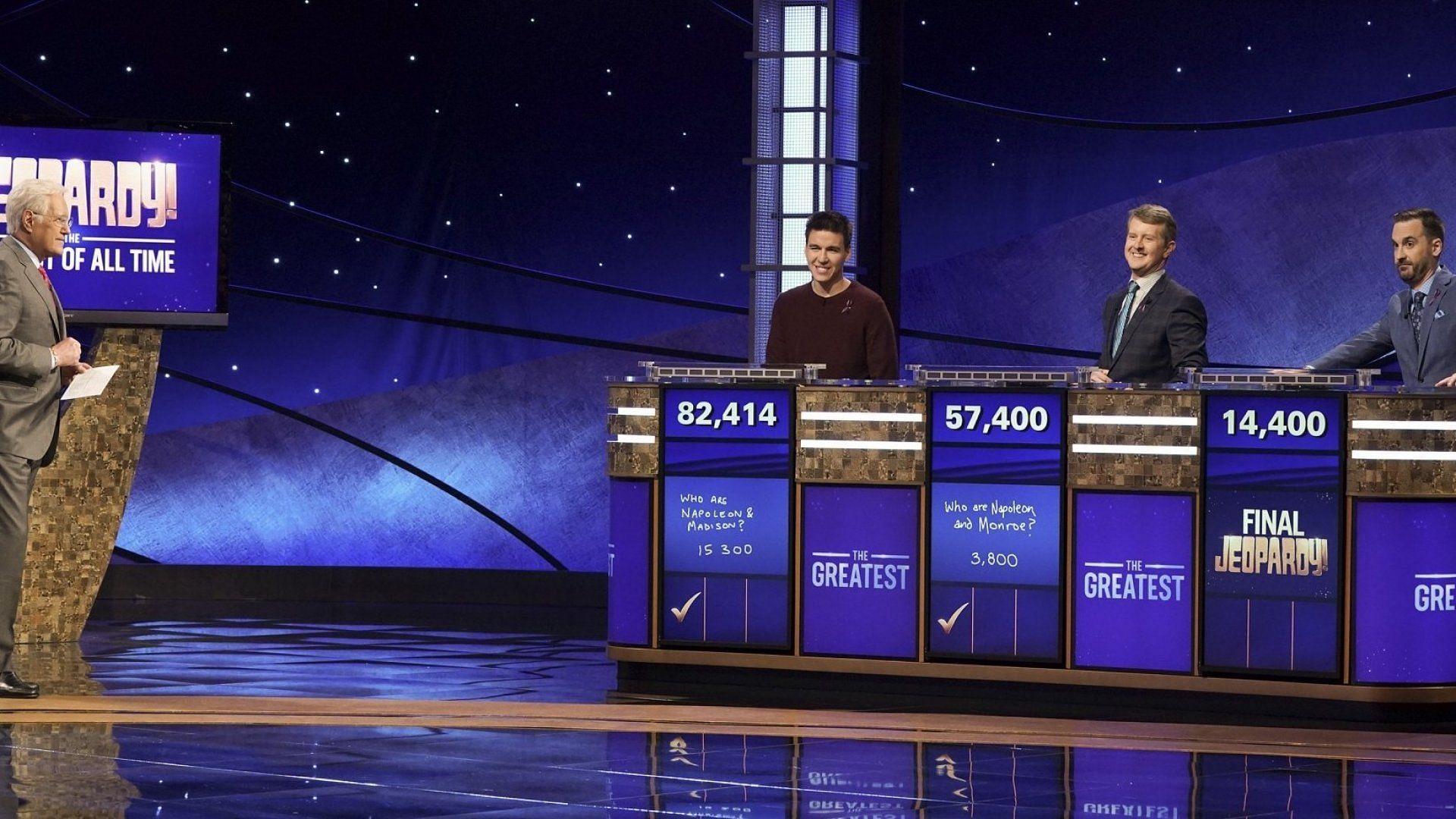 A still from Jeopardy! (Image via @Jeopardy/Instagram)