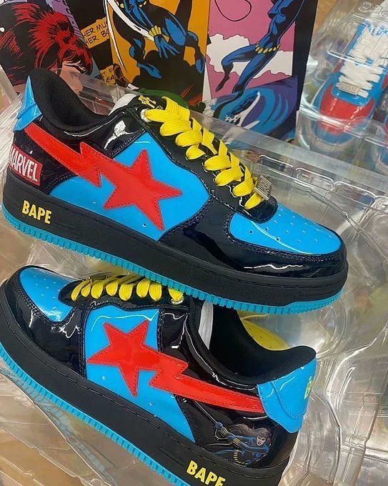 Where to buy Marvel x BAPE STA footwear pack? Price, release date, and ...