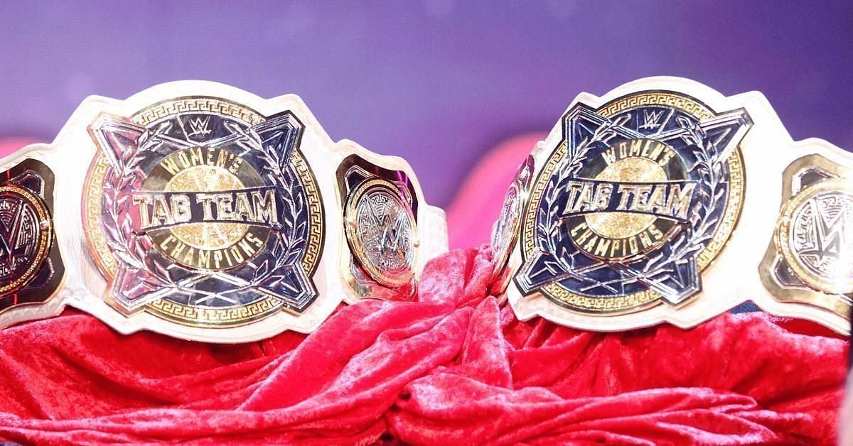 The women&#039;s tag team titles currently vacant until the end of a tournament