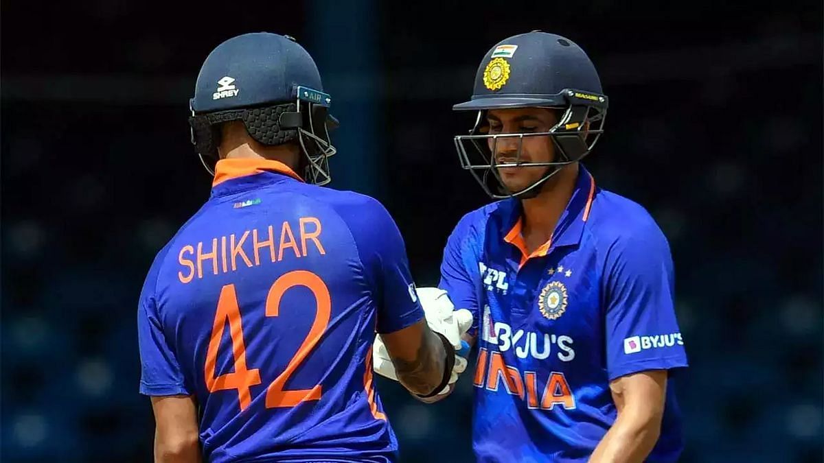 Shikhar Dhawan and Shubman Gill did not allow the other Indian batters a hit in the middle