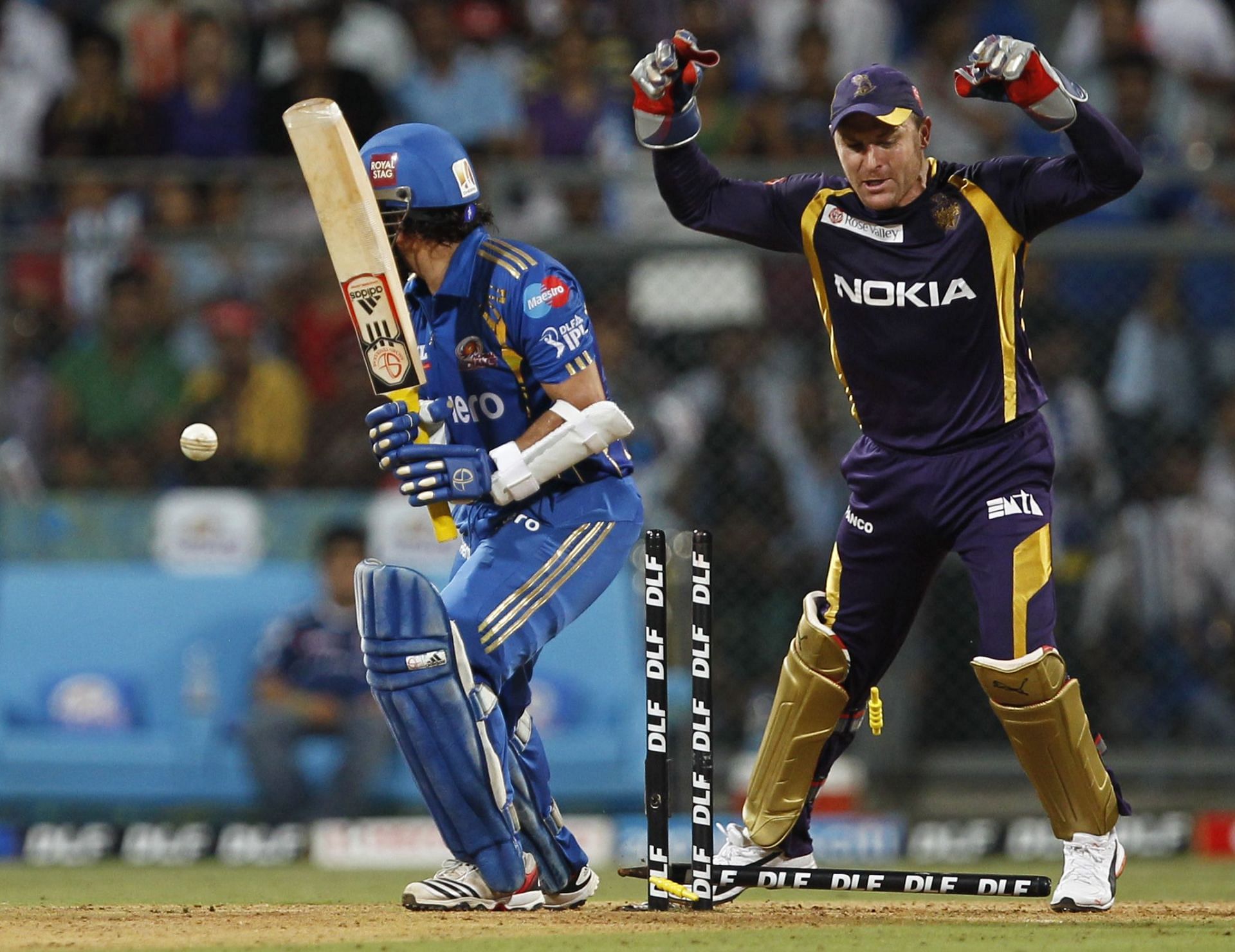 Narine dismissed Sachin Tendulkar at The Wankhede in IPL 2012