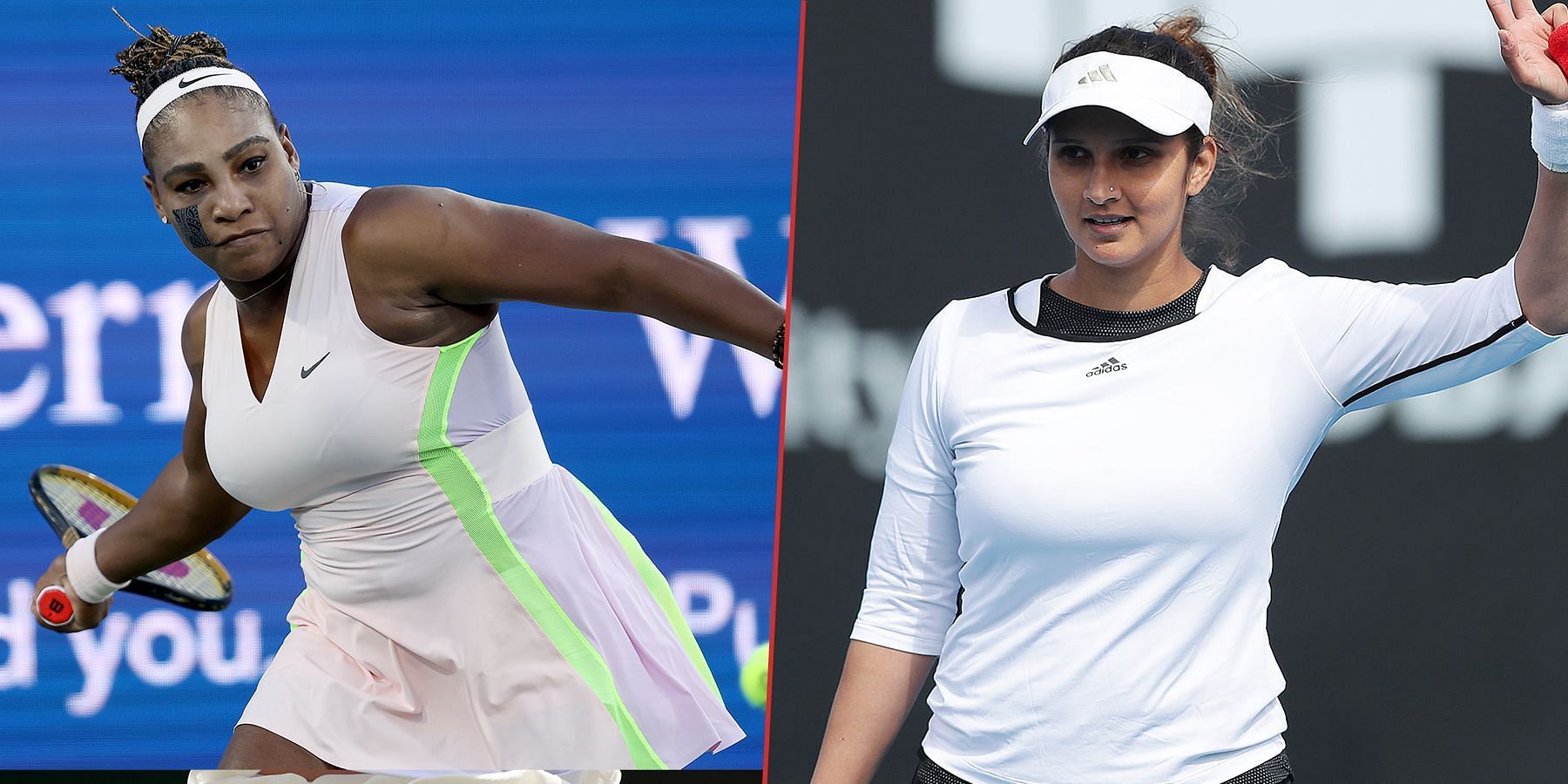Serena Williams and Sania Mirza
