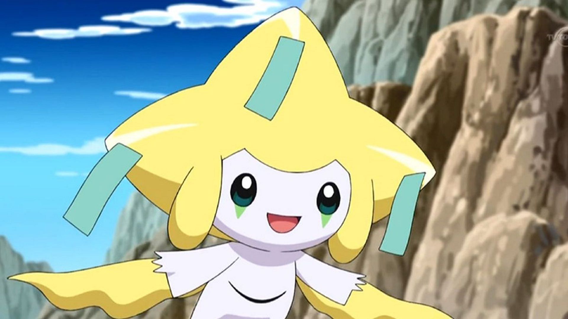 Jirachi as seen in the anime (Image via The Pokemon Company)