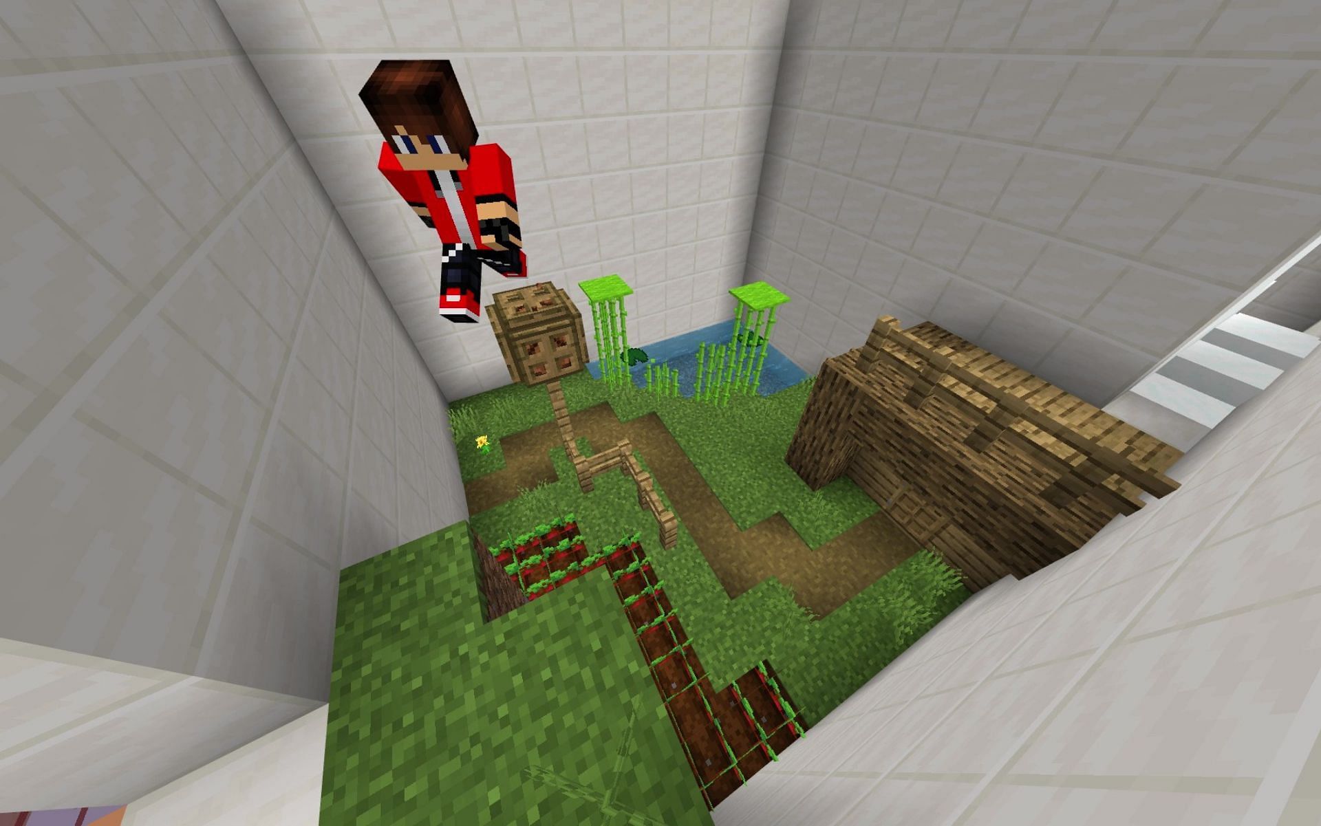 Parkour is a popular game mode in Minecraft servers (Image via Mojang)