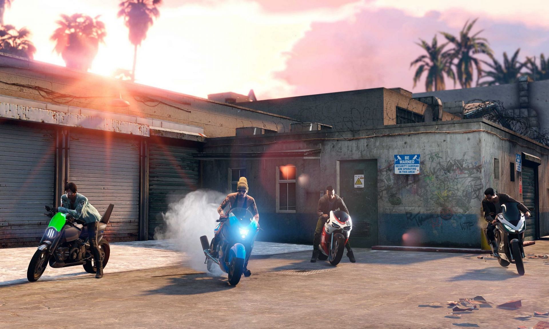 Biker gang members will need to work together for these missions (Image via Rockstar Games)