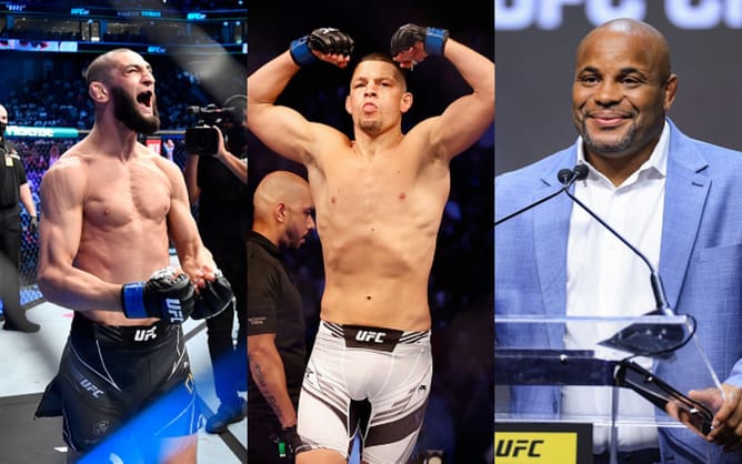 "Dude's in Stockton are different" - Daniel Cormier insists fearless Nate Diaz "sees just another guy" when looking at Khamzat Chimaev