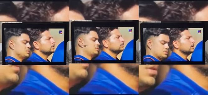 IND vs ZIM 2022: [WATCH] Bug 'scares' Ishan Kishan during national anthem ahead of 1st India vs Zimbabwe ODI