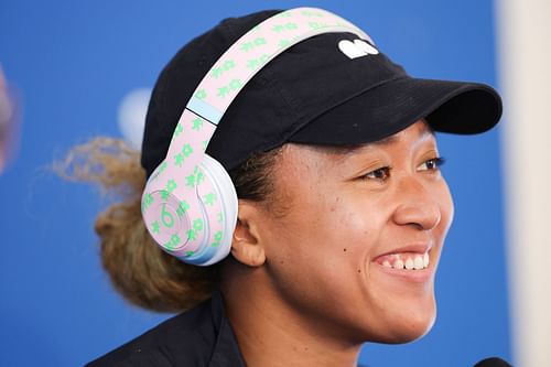 Naomi Osaka at the Mubadala Silicon Valley Classic