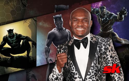 Kamaru Usman gets real about being cast in Marvel's Black Panther: Wakanda Forever [Image credits: @BlackPanther on Twitter, Getty Images]