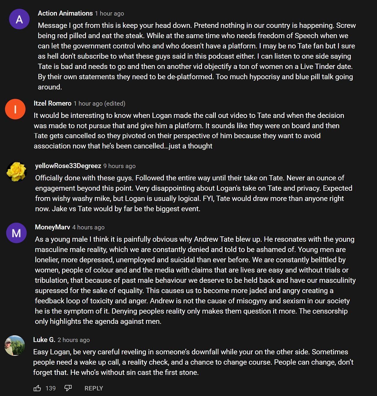 Polarising reactions from fans (Image via ImPaulsive YouTube)