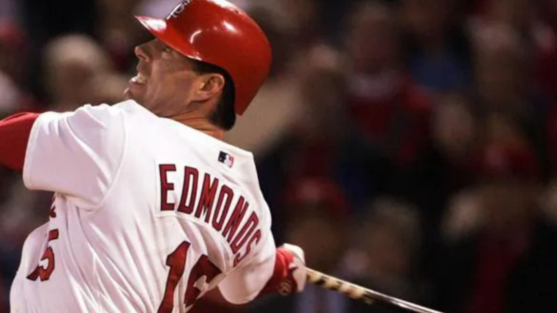 Happy anniversary to former LA Angels outfielder Jim Edmonds and