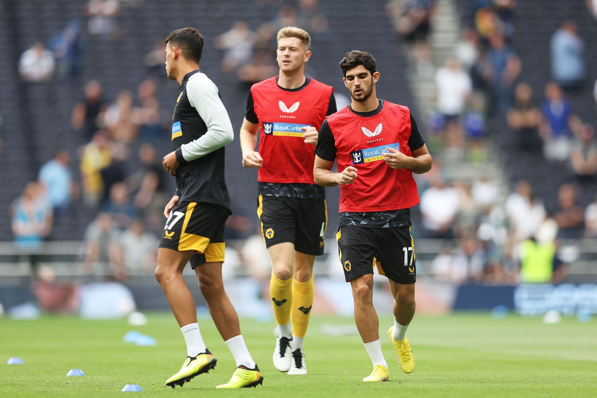 Matheus Nunes (L) and Goncalo Guedes (R) made their first starts for Wolves