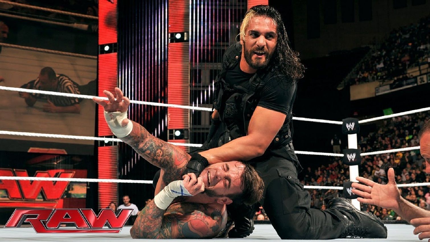 Seth Rollins had a match with CM Punk once, but that was just on RAW.