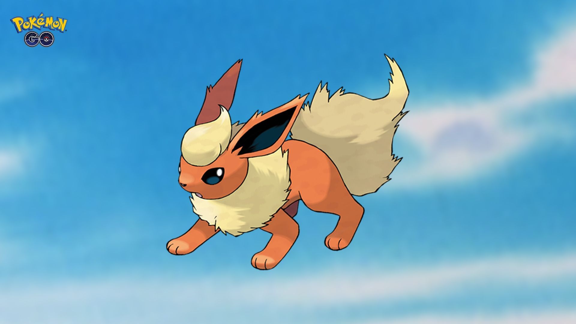 Flareon in the Eevee evolution list (Image via The Pok&eacute;mon Company)