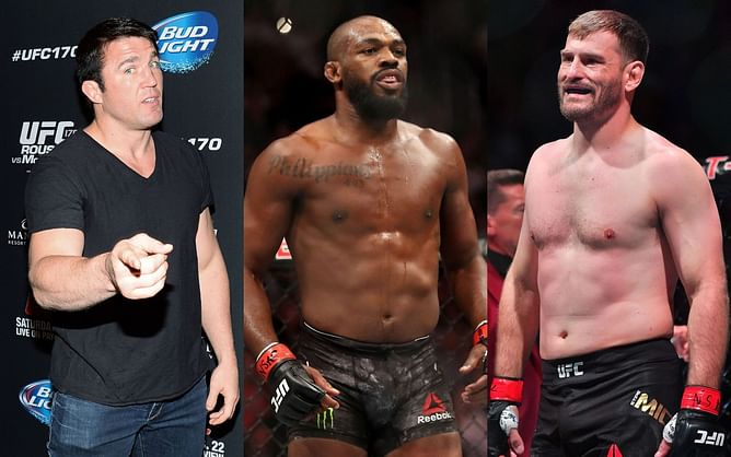 "That whole thing's gonna go up in smoke" - Chael Sonnen explains why Stipe Miocic fight does not work well for the "Jon Jones experiment"