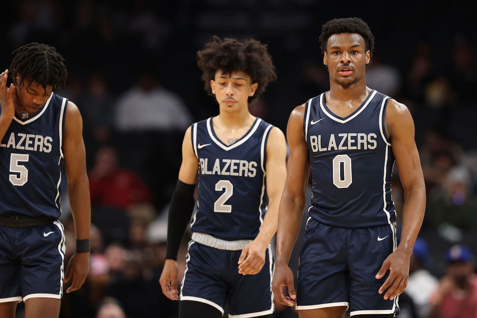 Bronny James and Zaire Wade played together at one point (Image via Getty Images)