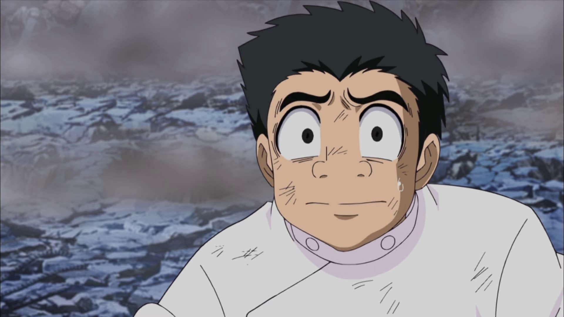 Komatsu as seen in the show (Image via Toei Animation)