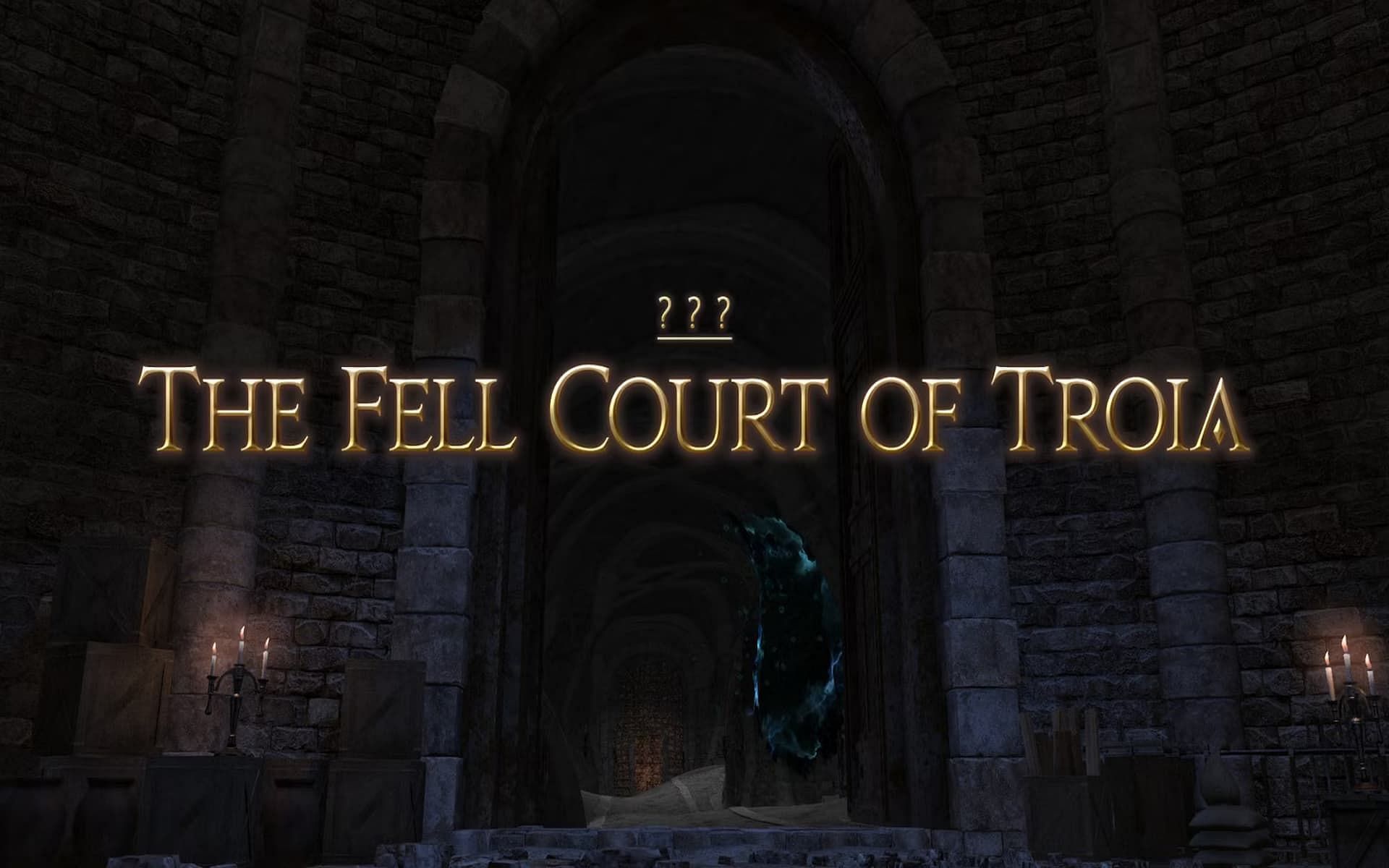 The Fell Court of Troia is a brutal dungeon in Final Fantasy XIV (Image via Square Enix)