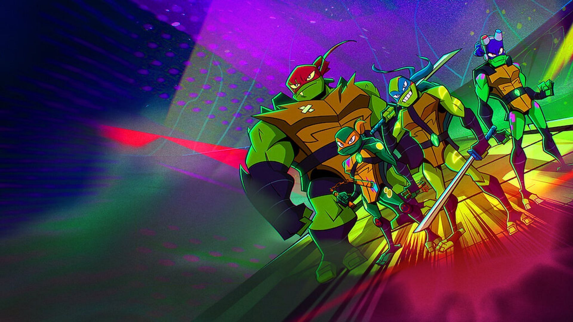 Netflix&#039;s poster for Rise of the Teenage Mutant Ninja Turtles: The Movie (Image via Netflix)
