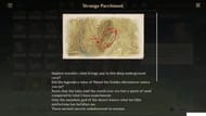 The Strange Parchment can be found by completing a quest (Image via Genshin Impact)
