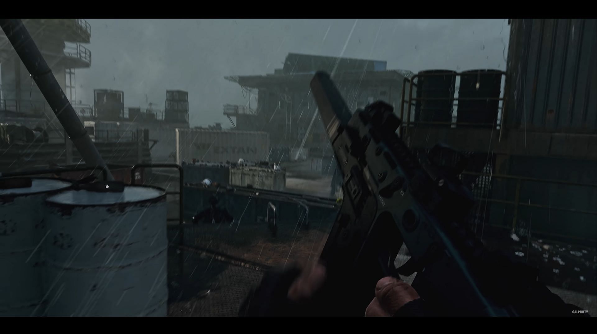 KRISS Vector from the campaign gameplay trailer (Image via Activision)