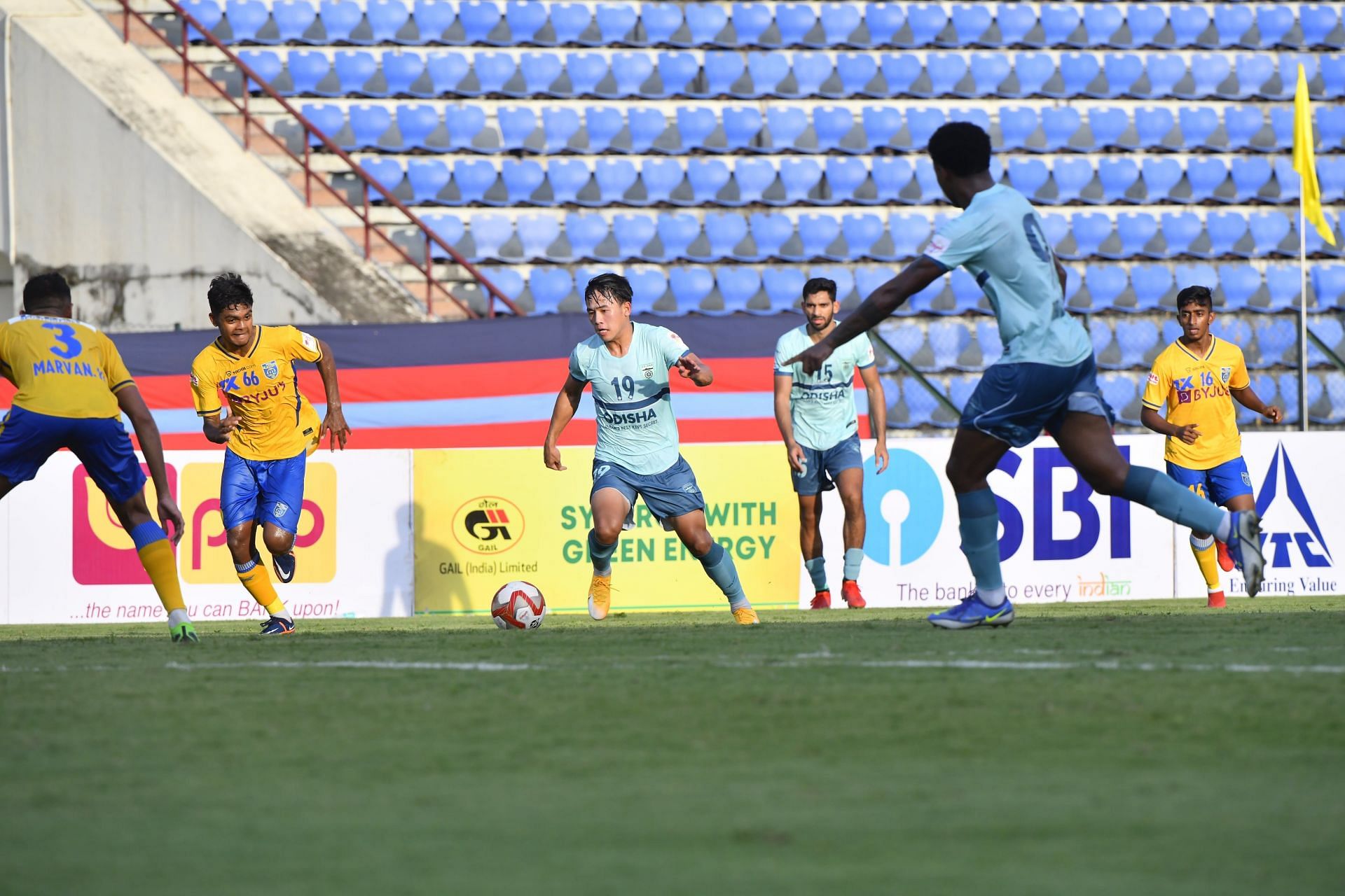 Odisha FC beat Kerala Blasters FC in their 2022 Durand Cup clash. [Credits: Suman Chattopadhyay/www.imagesolutionr.in]