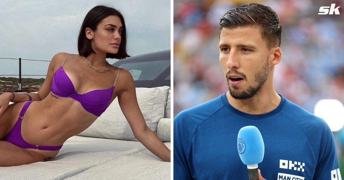 Manchester City star Ruben Dias spotted getting up close and personal with stunning cabaret