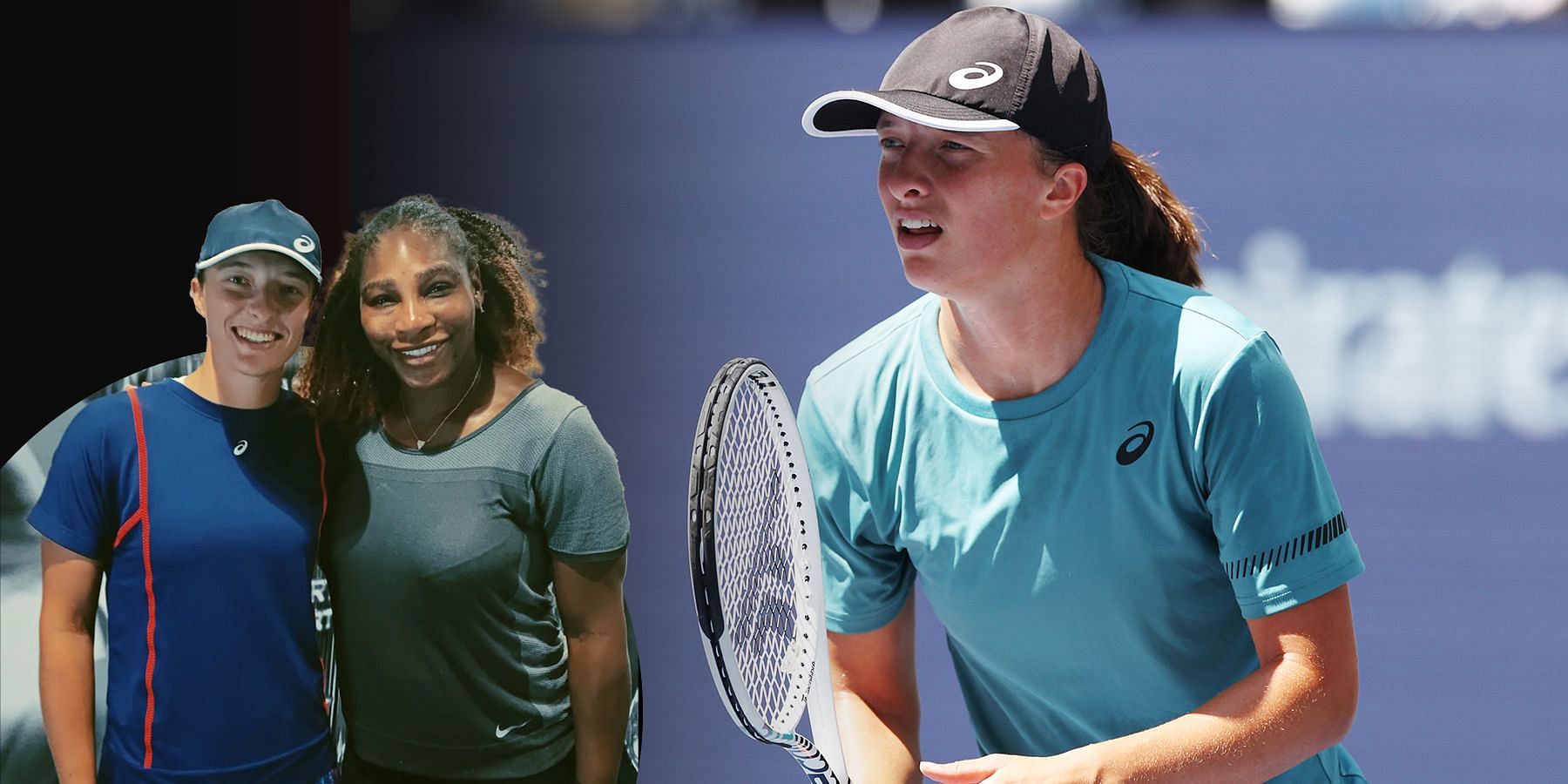 Iga Swiatek meets Serena Williams