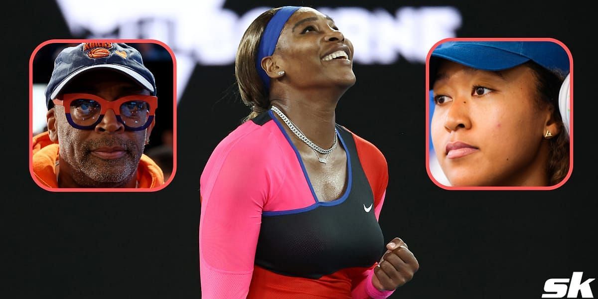 Spike Lee [left inset] &amp; Naomi Osaka [right inset] recently paid tribute to Serena Williams.