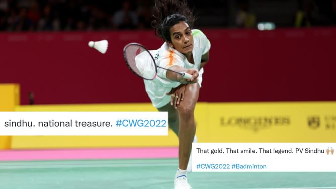 CWG 2022: "What a Legend"- Twitter can't stop appreciating women's singles champion PV Sindhu