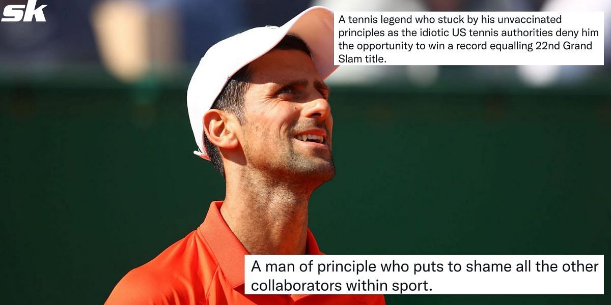 Novak Djokovic announced his official withdrawal from the 2022 US Open today