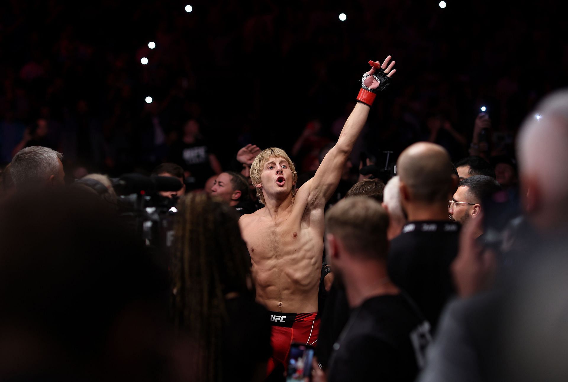 Paddy Pimblett before fighting at UFC Fight Night: Blaydes vs. Aspinall