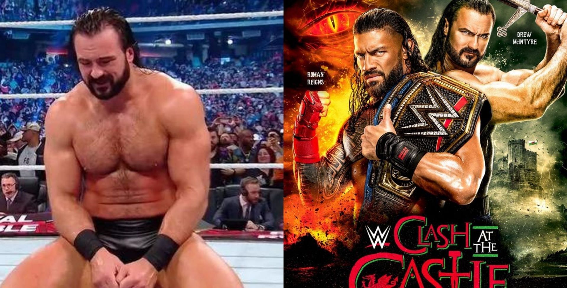 Drew McIntyre was announced to face Roman Reigns at Clash at the Castle