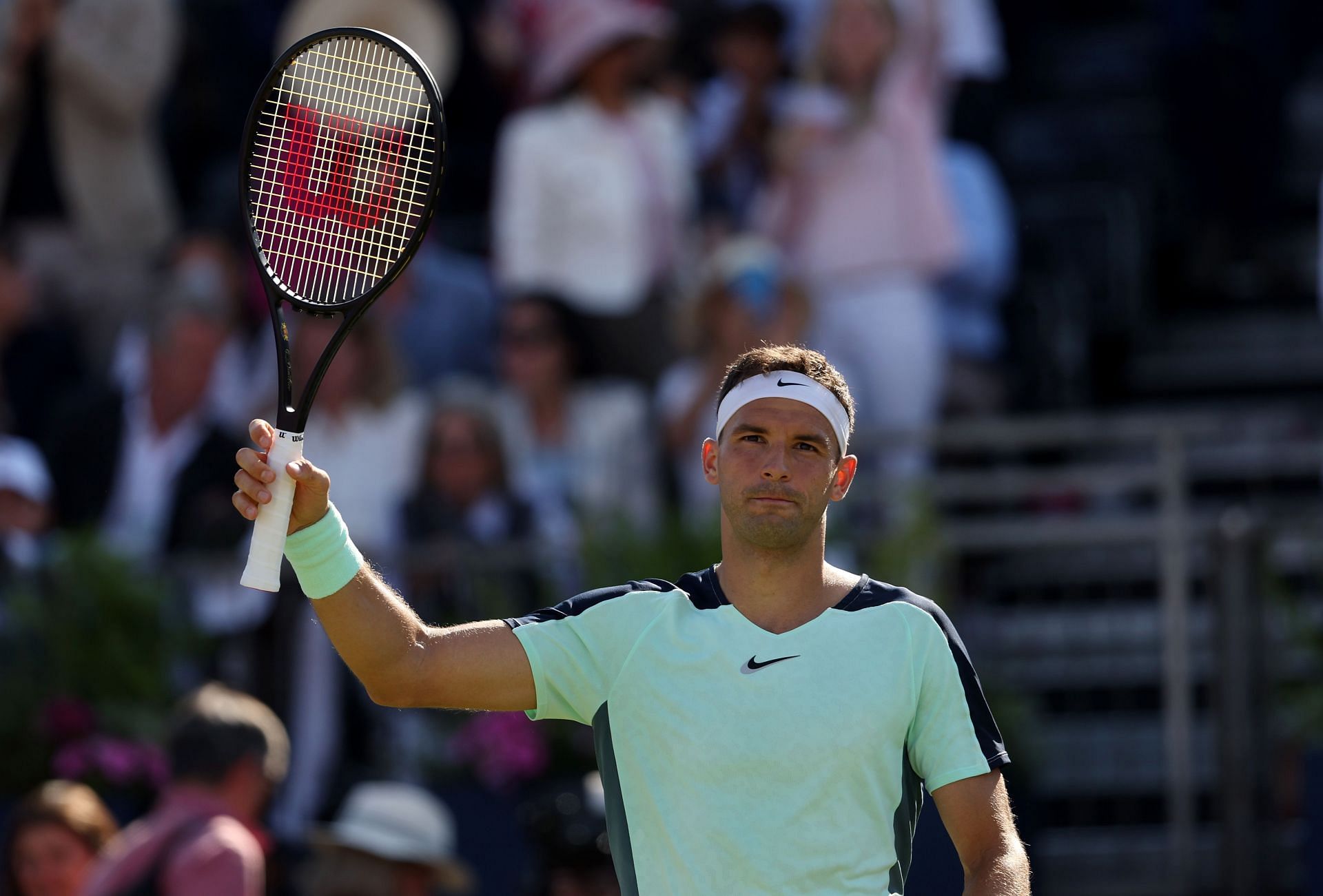 Grigor Dimitrov at the 2022 cinch Championships.