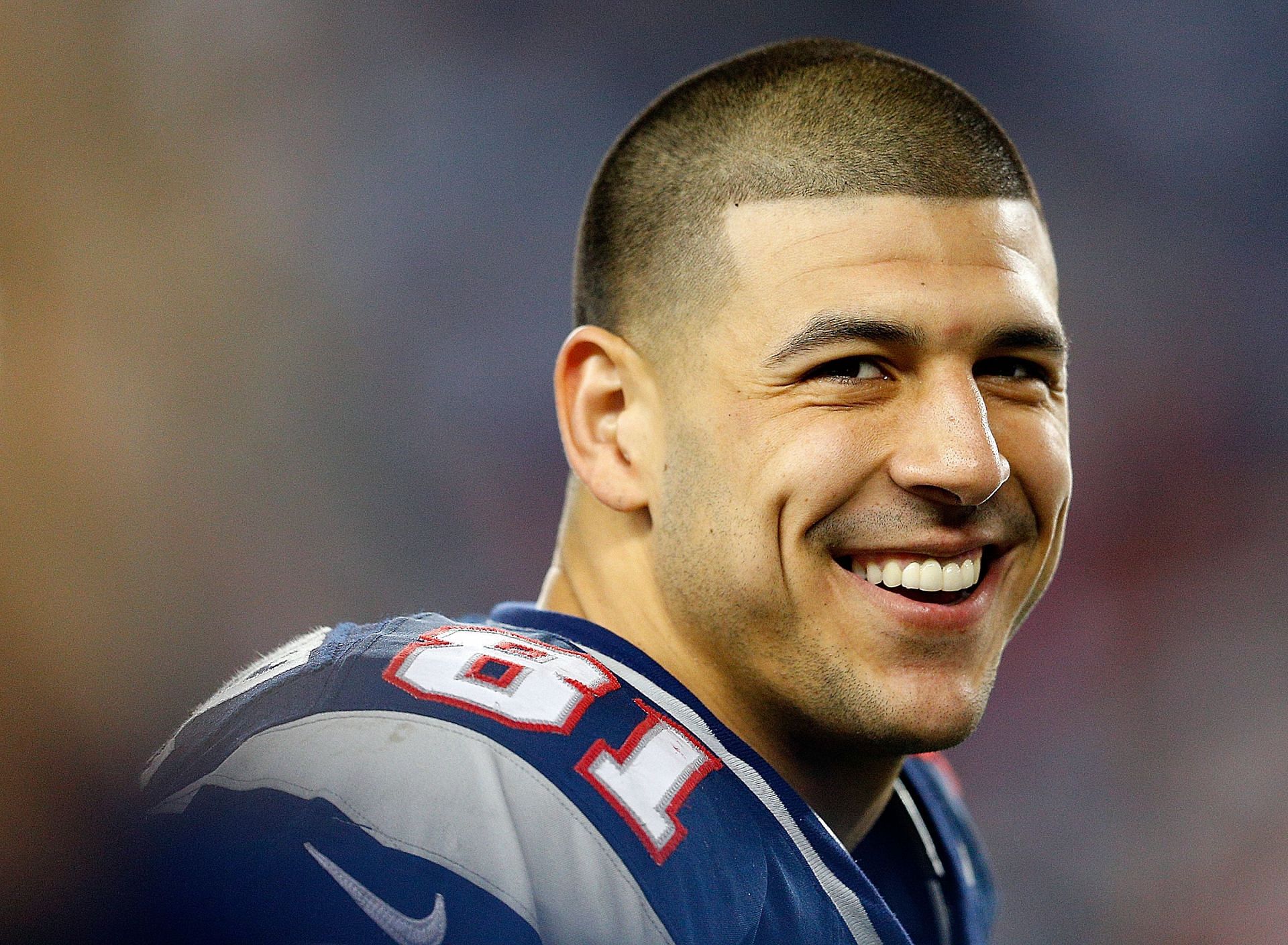 New England Patriots TE Aaron Hernandez