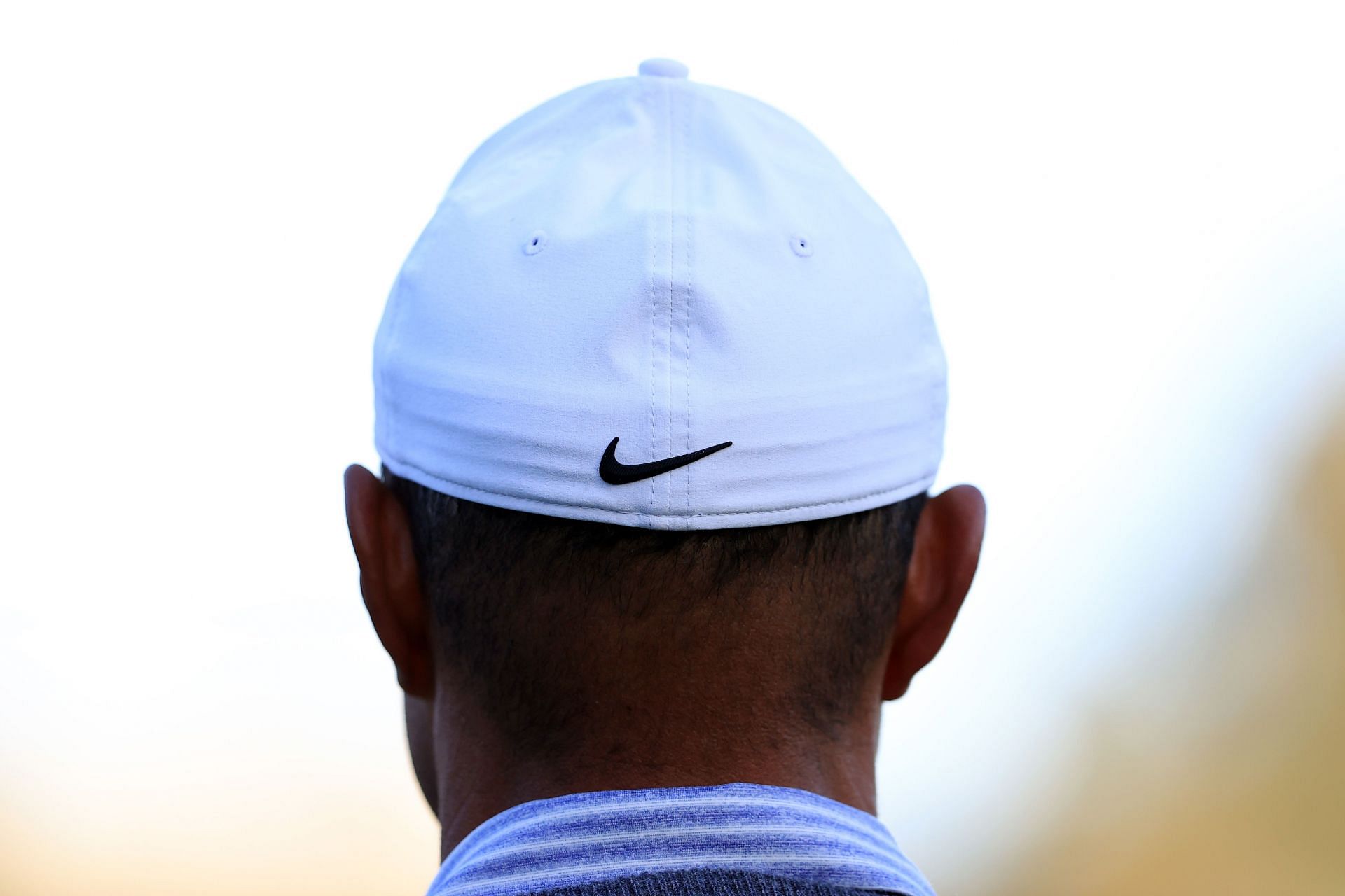 Genesis Invitational - Round Two Nike apparel on the golfer&#039;s head (Image via Getty)