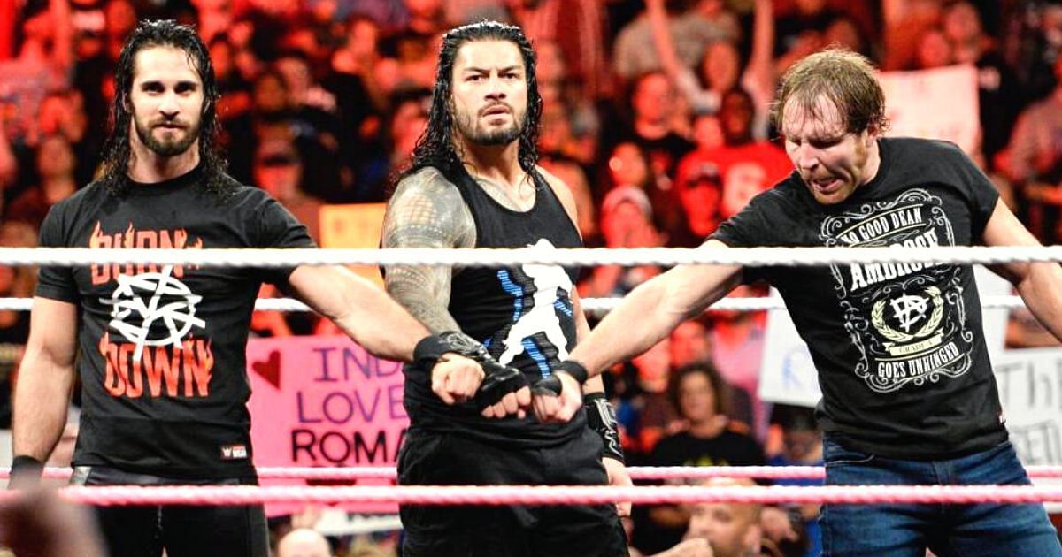 Seth Rollins, Roman Reigns &amp; Dean Ambrose as The Shield.