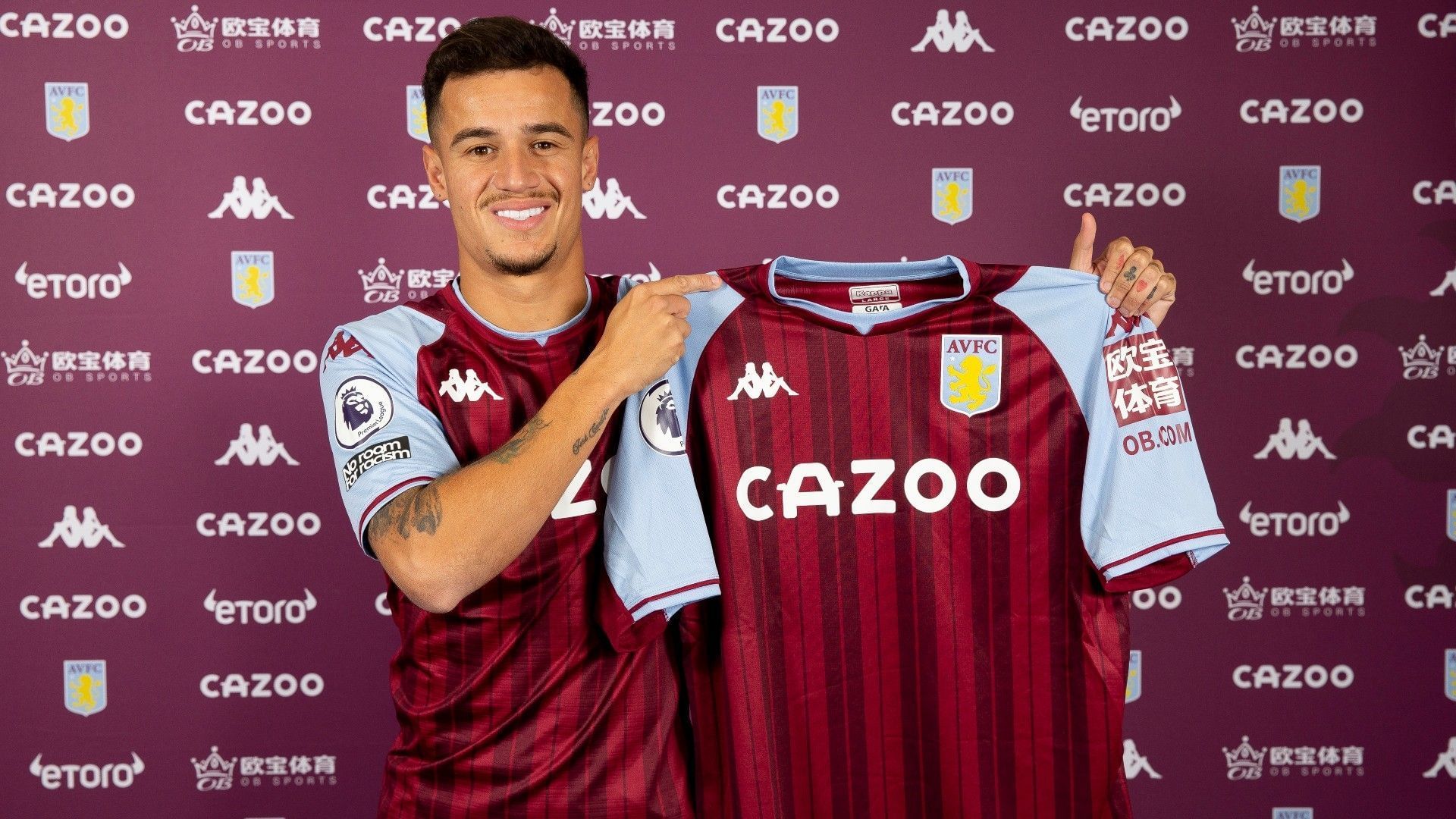 Coutinho at Aston Villa