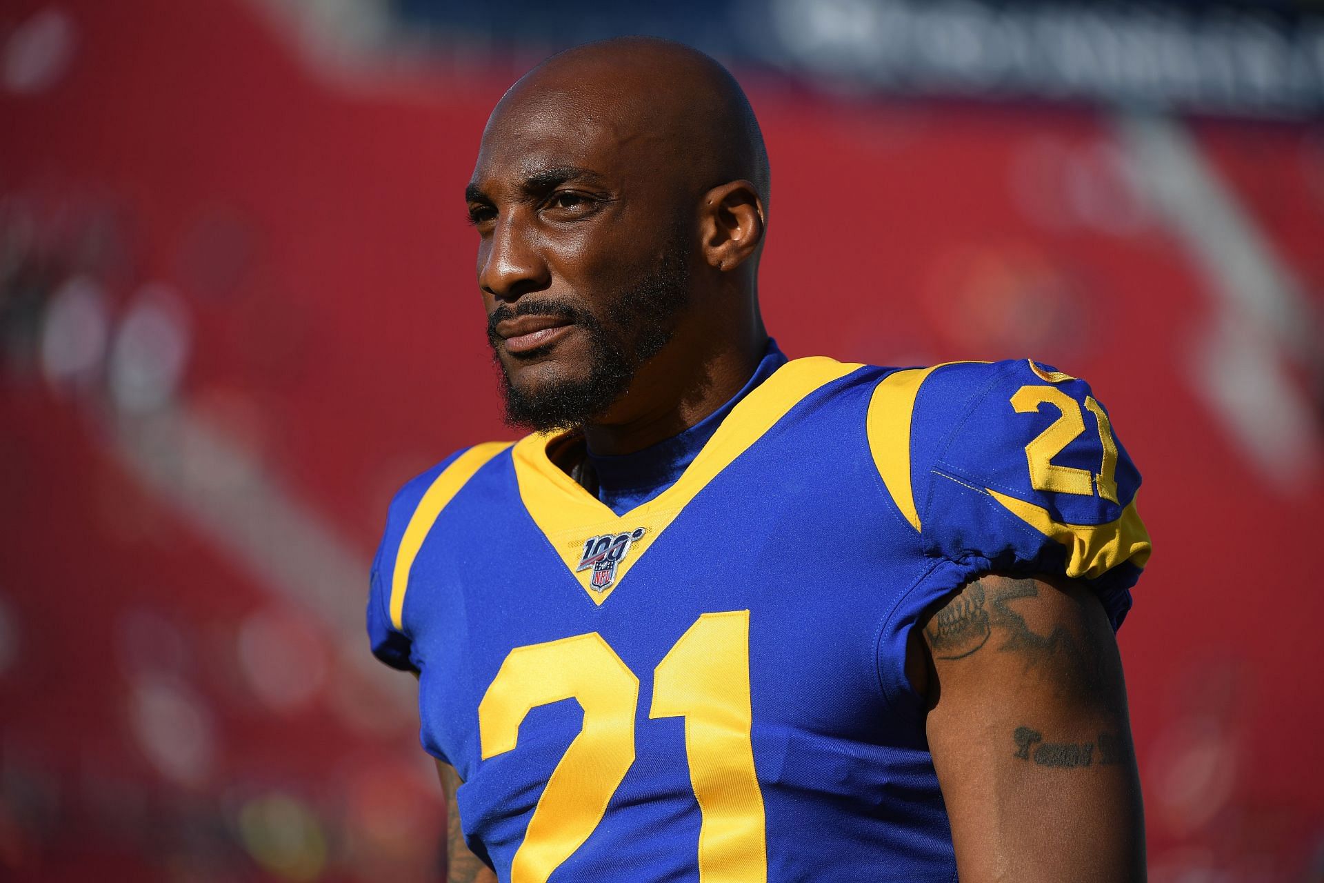 Aqib with the Los Angeles Rams