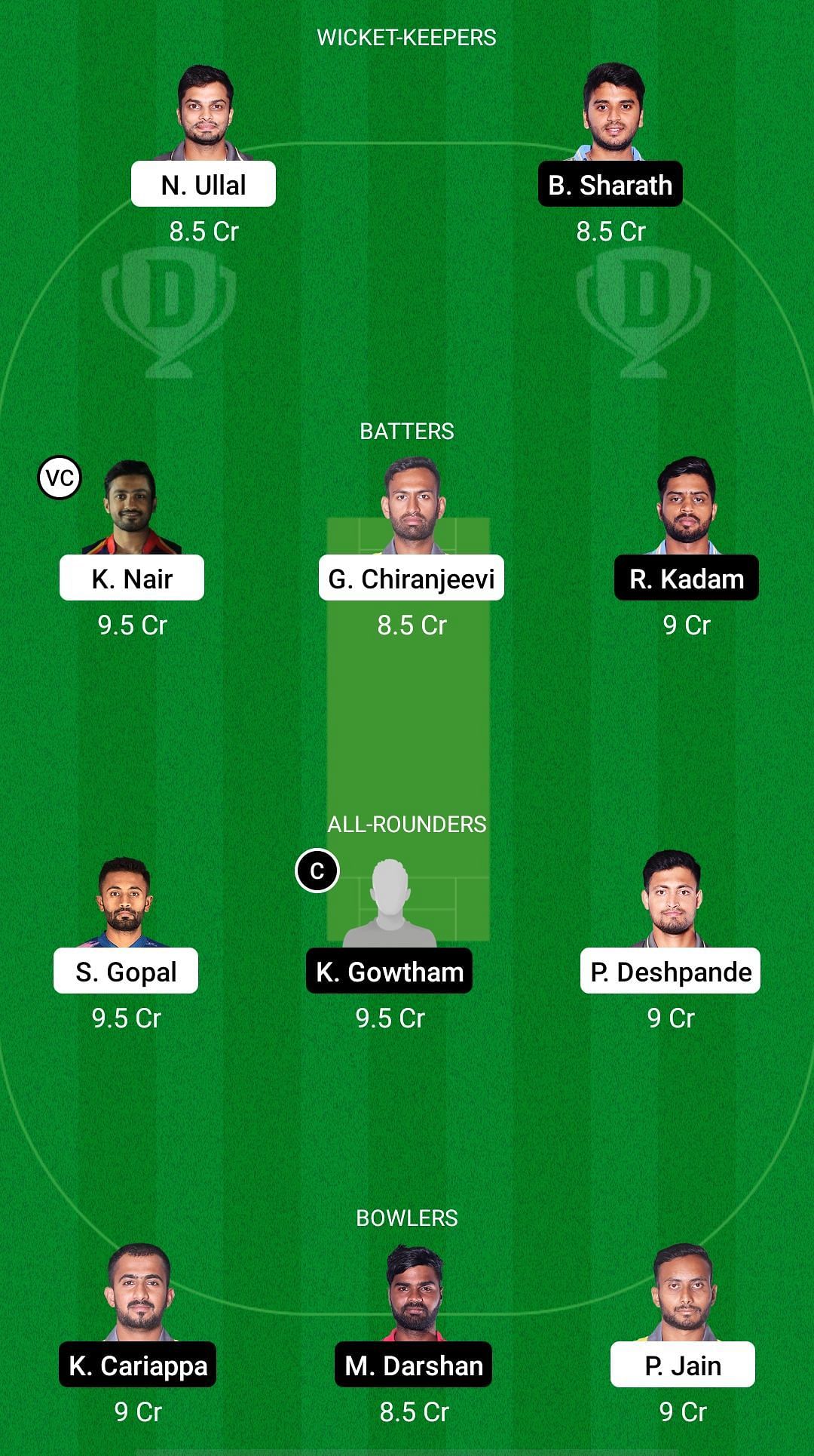 MW vs SS Dream11 Prediction - Shriram Maharaja Trophy KSCA T20