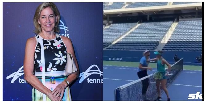"You two are too much" - Chris Evert, Jessica Pegula & others react to Belinda Bencic & Donna Vekic mimicking men's & women's post-match handshakes