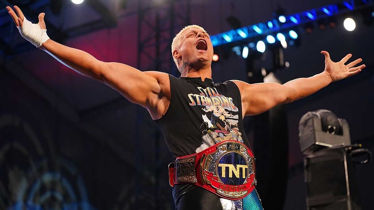 Cody was a three-time TNT Champion in AEW