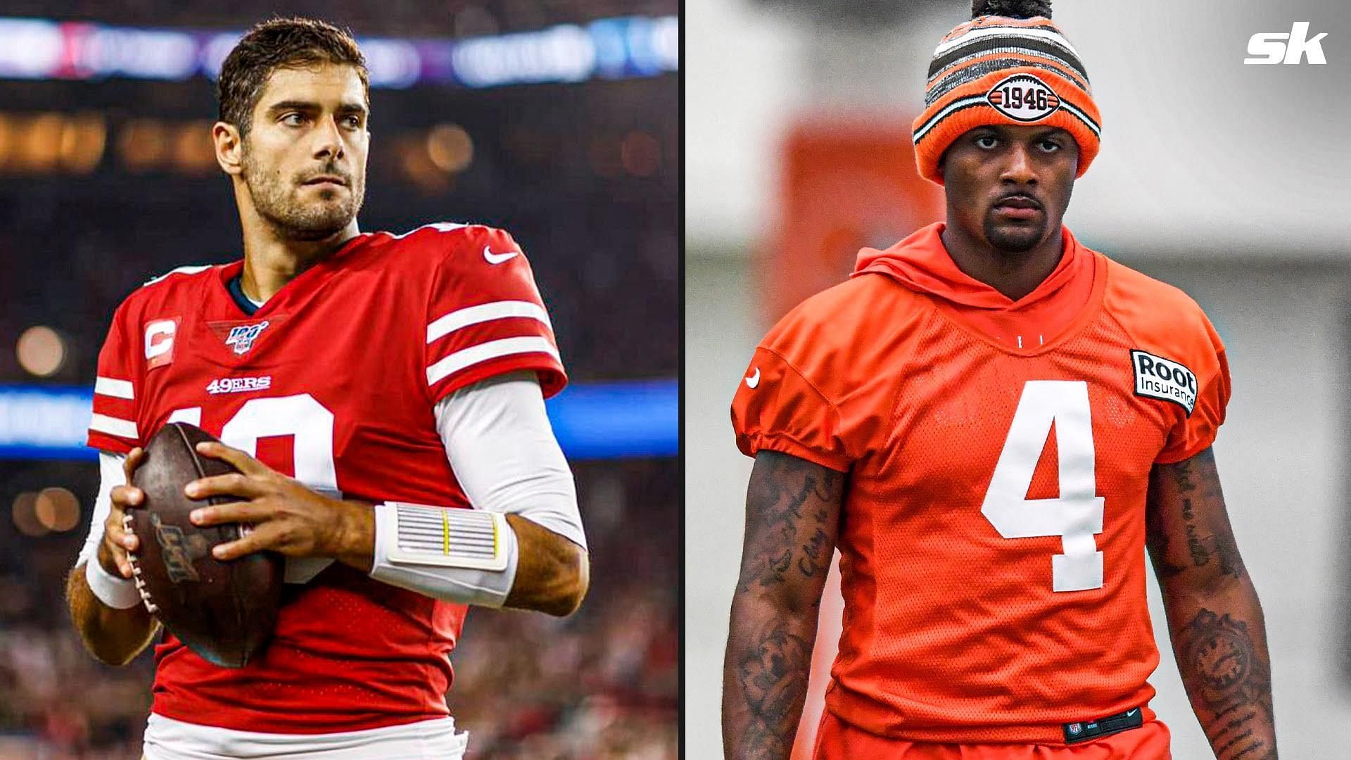 Should Browns trade for Jimmy Garoppolo after Watson suspension?