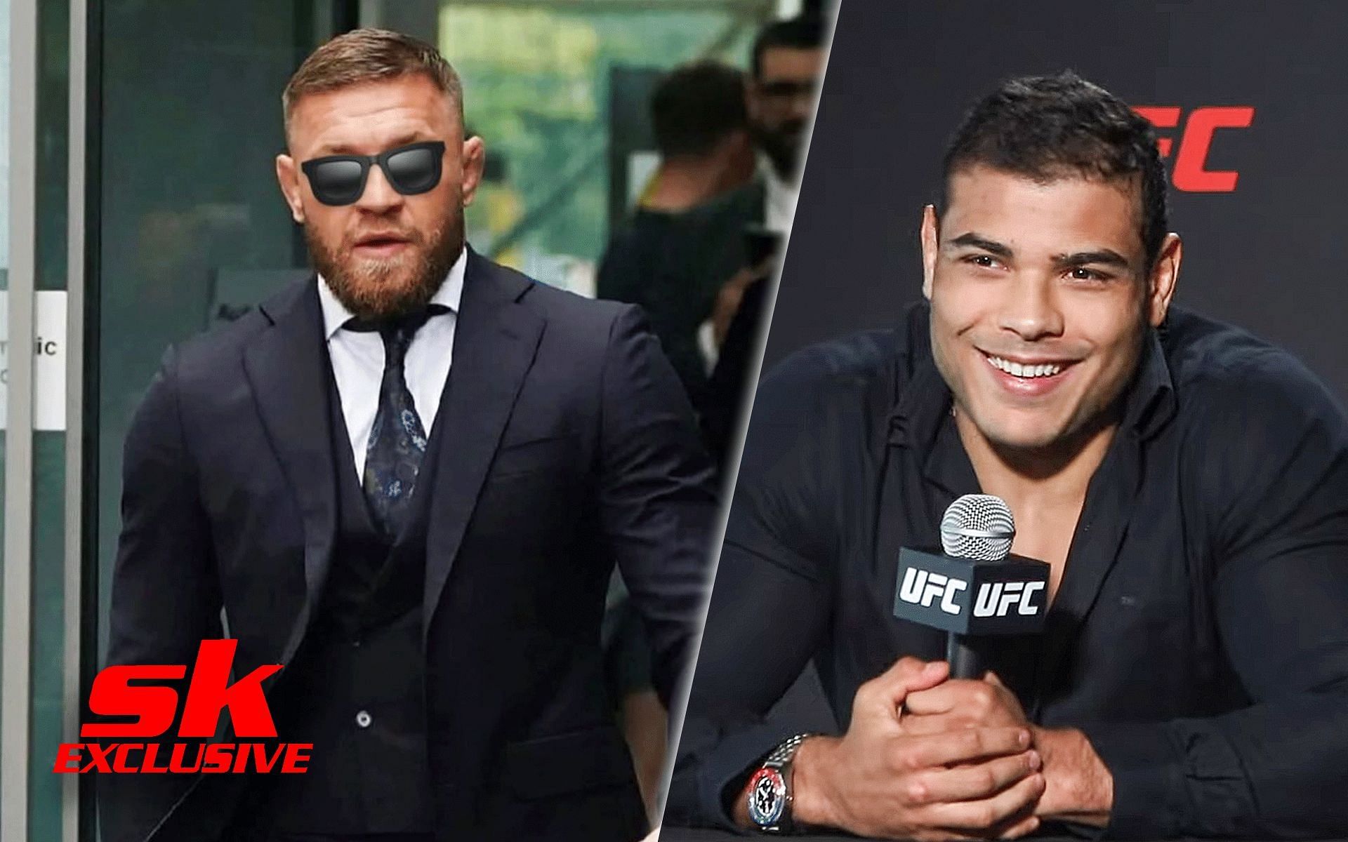 Conor McGregor (L) (via @thenotoriousmma on Instagram), Paulo Costa (R) (via @TheMacLife on YouTube)