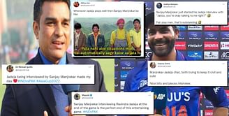 IND vs PAK 2022: “The moment of the match wasn’t Hardik hitting the six” - Twitterati amused as Sanjay Manjrekar asks Ravindra Jadeja, "okay to talk to me?"