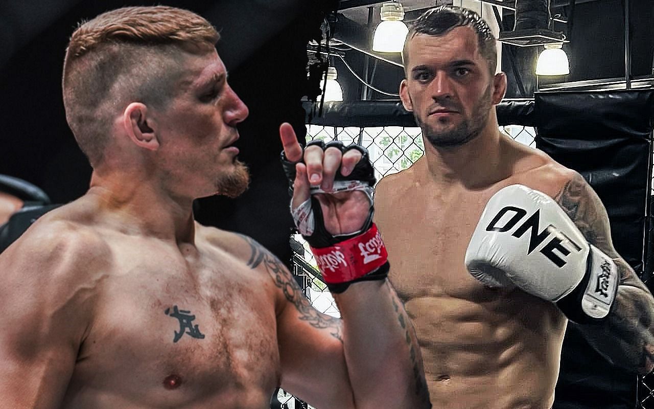 Zebaztian Kadestam (L) wants Roberto Soldic (R) next after his huge win at ONE on Prime Video 1. | [Photos: ONE Championship]