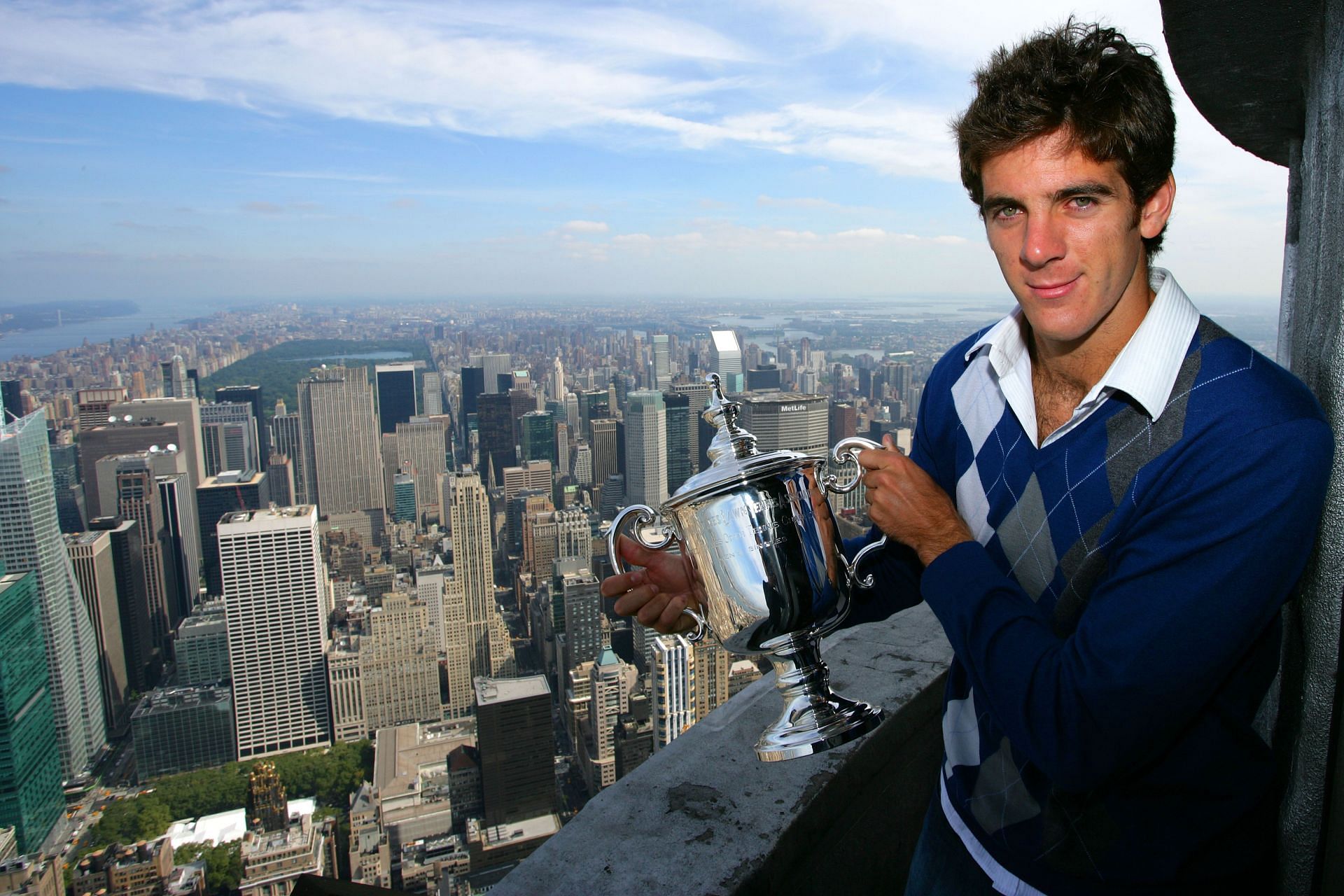 US Open Champion Juan Martin Del Potro Tours New York City in 2009