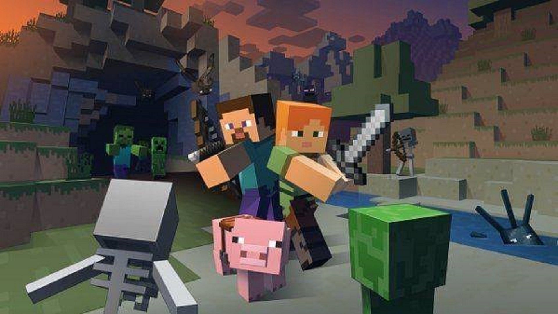 Minecraft&#039;s combat was reworked in recent years to the chagrin of some (Image via Mojang)