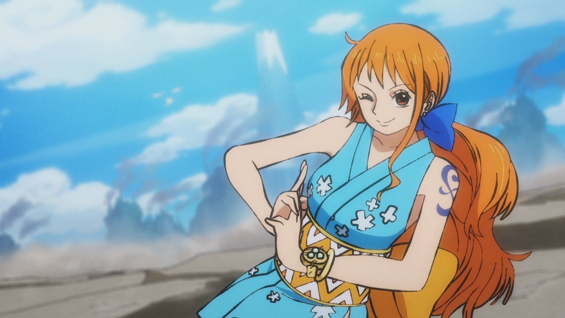 Nami as seen in the series&#039; anime (Image via Toei Animation)